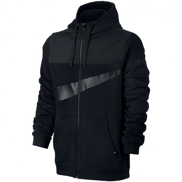 Nike Other - Nike Men's Hybrid Full‑Zip Hoodie, Black